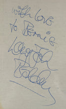 Load image into Gallery viewer, Long John Baldry Signed Autograph Album Page w/ Photo "with love to Perrie"