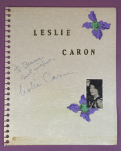 Load image into Gallery viewer, Leslie Caron Signed Autographed Scrapbook Album w/ Henry Winkler Back Cover