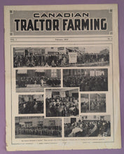 Load image into Gallery viewer, Vintage Canadian Tractor Farming Magazine Vol. 1 No. 2 February 1919