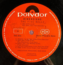 Load image into Gallery viewer, The Five Bells - Dimensions Vinyl LP Record Polydor 542.004 Autographed