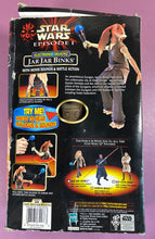 Load image into Gallery viewer, Star Wars Episode I Electronic Talking Jar Jar Binks 12" Figure Hasbro 1999