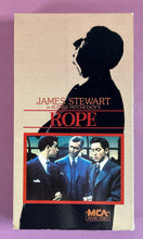 Load image into Gallery viewer, Alfred Hitchcock's Rope VHS Movie James Stewart 1988 MCA Home Video PG