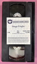 Load image into Gallery viewer, Alfred Hitchcock's Stage Fright VHS Tape (1990) Jane Wyman Marlene Dietrich