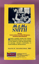 Load image into Gallery viewer, Mr. & Mrs. Smith VHS (1985) Hitchcock, Carole Lombard, Nostalgia Merchant