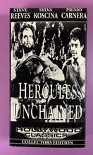 Load image into Gallery viewer, Hercules Unchained VHS (1994) Steve Reeves Hollywood Classics Collectors Edition