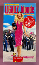 Load image into Gallery viewer, Legally Blonde (2001) VHS Tape Reese Witherspoon MGM Home Entertainment