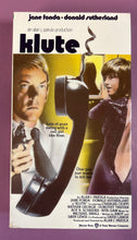 Load image into Gallery viewer, Klute VHS (1990) Jane Fonda, Donald Sutherland Warner Home Video R-Rated