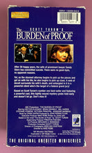 Load image into Gallery viewer, Scott Turow's The Burden of Proof VHS 3-Tape Set Original Unedited Miniseries