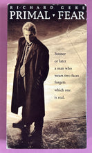 Load image into Gallery viewer, Primal Fear VHS (1996) Richard Gere, Edward Norton, Laura Linney Thriller