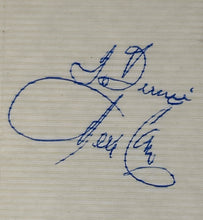 Load image into Gallery viewer, Perry Como Autographed Scrapbook Page with Polaroid Photo - Vintage Fan Art