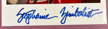 Load image into Gallery viewer, Stephanie Zimbalist Autographed Vintage Polaroid Photo with Fan