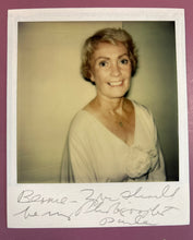 Load image into Gallery viewer, Paula Prentiss Signed Autograph Type-1 Polaroid Photo