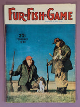 Load image into Gallery viewer, Lot of 2 Vintage Fur-Fish-Game Magazines February & August 1949 Hunting