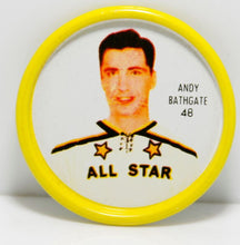 Load image into Gallery viewer, 1962 – 1963 Shirrif Hockey Coin – #48 Andy Bathgate – NHL All Stars