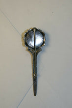 Load image into Gallery viewer, A Danish Brutalist Sterling Brooch Set w/a Yellow Stone