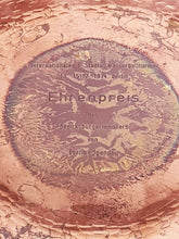 Load image into Gallery viewer, Vintage 1974 Germany (Berlin) Hand Hammered Copper Bowl Trophy