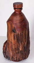 Load image into Gallery viewer, Solid Burlwood Bottle – With Lid – Mid-Century
