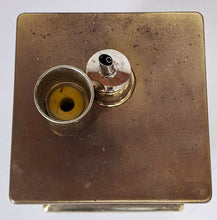 Load image into Gallery viewer, Vintage Brass, Tin & Iron Music Box & Decanter With The Appearance of a Clock