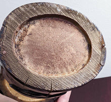 Load image into Gallery viewer, Vintage Carved Wooden Split Carrying Container