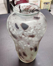 Load image into Gallery viewer, 1980 Kathryn Thomson Signed - Canadian Art Glass Vase - 7.5" Tall