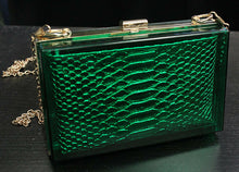 Load image into Gallery viewer, Green Acrylic Bag With Insert