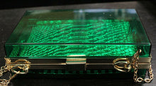 Load image into Gallery viewer, Green Acrylic Bag With Insert