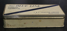 Load image into Gallery viewer, C&E Hawkins Montreal LTD. Blue Line Turkish Cigarette Tobacco Tin