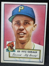 Load image into Gallery viewer, 1952 TOPPS Baseball Card - #236 - Ed Fitz Gerald- VG