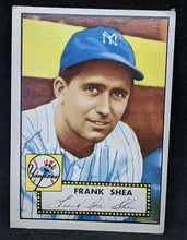 Load image into Gallery viewer, 1952 TOPPS Baseball Card - #248 - Frank Shea - EX