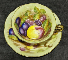 Load image into Gallery viewer, Hand Painted Bone China Tea Cup & Saucer - Occupied Japan - Like Aynsley Orchard