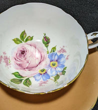 Load image into Gallery viewer, PARAGON, Double Warrant Fine Bone China Teacup & Saucer - Peach & Cabbage Rose