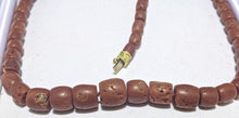 Load image into Gallery viewer, Natural Red Coral Bead Necklace / Strand With 18 Kt Gold Clasp - 24"