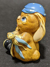 Load image into Gallery viewer, PENDELFIN Hand Painted Stonecraft Bunny / Rabbit Figurine with Mandolin As Is