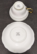Load image into Gallery viewer, Foley Bone China Tea Cup & Saucer Set -- Gold / Greek Key Border