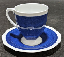 Load image into Gallery viewer, 1920's SPODE / COPELAND Bone China Blue & White Hot Chocolate Set