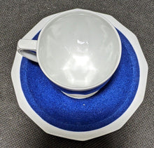 Load image into Gallery viewer, 1920's SPODE / COPELAND Bone China Blue & White Hot Chocolate Set