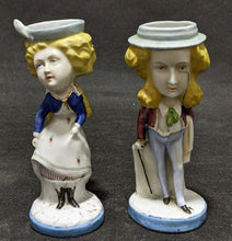 Load image into Gallery viewer, RARE - Porcelain Figurines - Open Tops - Oscar Wilde & A Lady