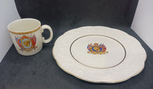 Load image into Gallery viewer, 1939 King George VI & Queen Elizabeth Royal Visit to Canada Plate & Cup.\357\375