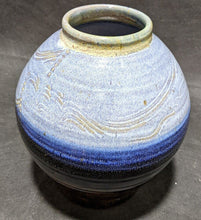 Load image into Gallery viewer, Beautiful Large Studio Pottery Earth Tone Vase - Blue to Brown - 11"