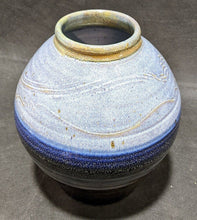 Load image into Gallery viewer, Beautiful Large Studio Pottery Earth Tone Vase - Blue to Brown - 11"