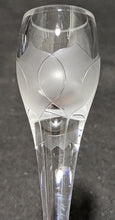 Load image into Gallery viewer, 3 Beautiful Glass Rosenthal Lotus Blossoms Single Candle Stick Holders