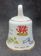 Load image into Gallery viewer, 1981 Marriage of Prince of Wales and Lady Diana Spencer Celebration Bell