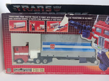 Load image into Gallery viewer, Optimus Prime 1984 G1 Pre Rub Transformers Action Figure *Rare* Canadian Variant