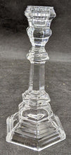 Load image into Gallery viewer, Tiffany & Co. Glass / Crystal Candle Stick Holder - 8"