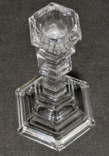 Load image into Gallery viewer, Tiffany & Co. Glass / Crystal Candle Stick Holder - 8"