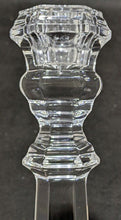 Load image into Gallery viewer, Tiffany & Co. Glass / Crystal Candle Stick Holder - 8"