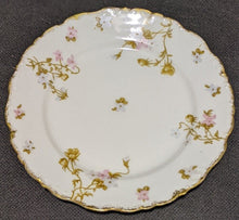 Load image into Gallery viewer, 4 Vintage LIMOGES Fine China Bread & Butter Plates Scalloped Rim, Floral Design