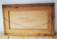 Load image into Gallery viewer, Oil on Canvas Classic Framed House By The Lake Signed