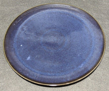 Load image into Gallery viewer, Midnight Blue - Black Border - DENBY Stoneware Flat Luncheon Plate - 9.25"