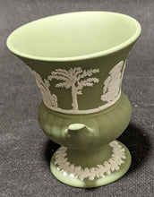 Load image into Gallery viewer, Miniature Wedgwood Green Jasperware Urn